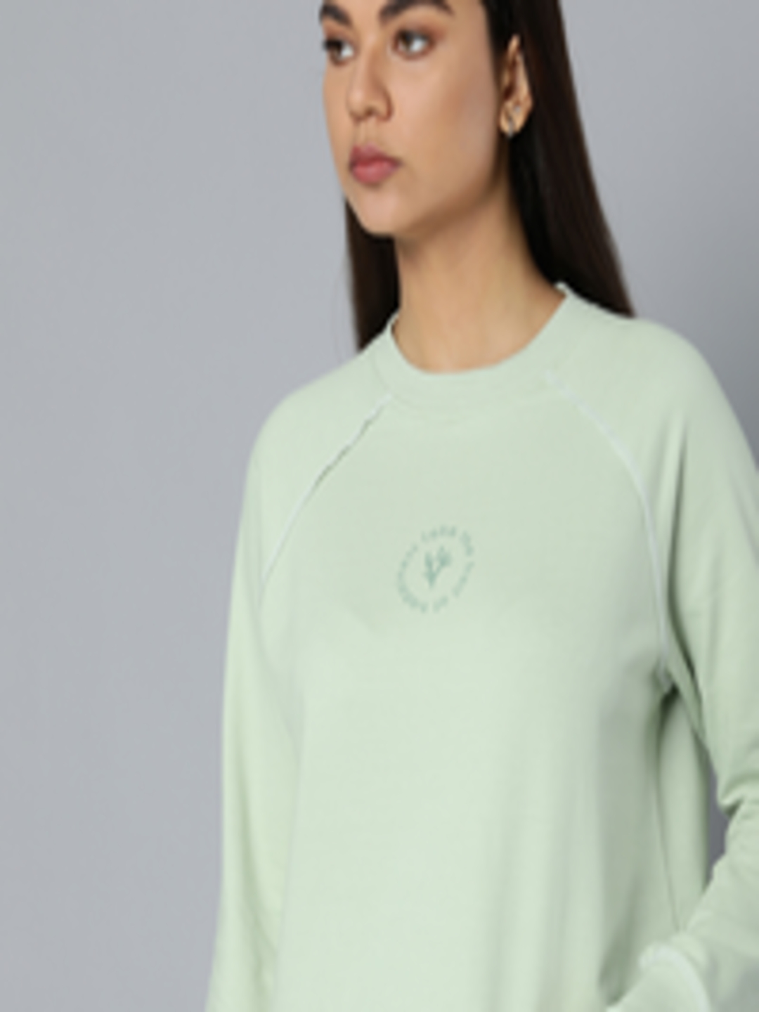 Buy Ether Women Green Solid Sweatshirt - Sweatshirts for Women 18071440 ...