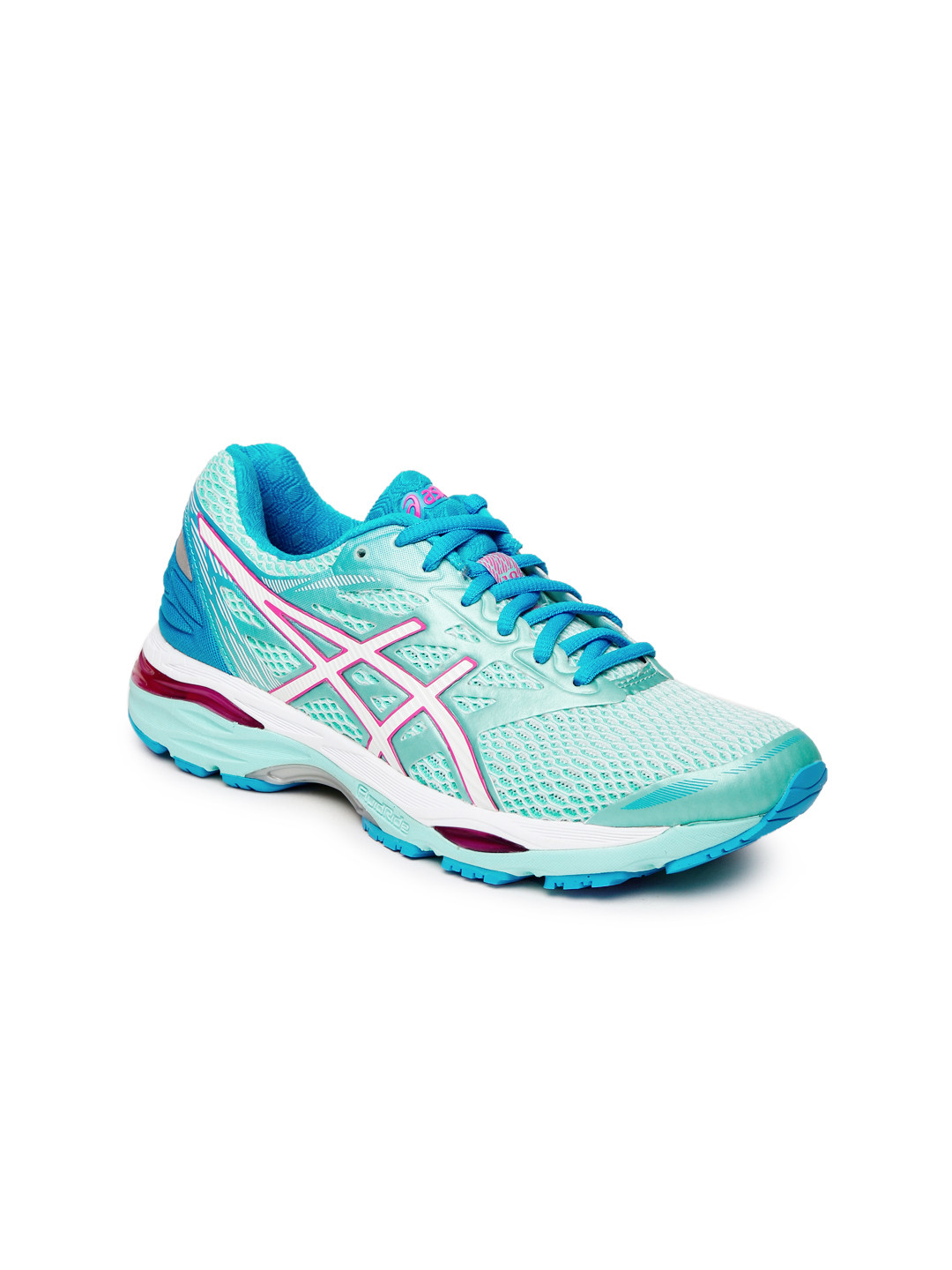 Buy ASICS Women Sea Green Gel Cumulus 18 Running Shoes Sports Shoes