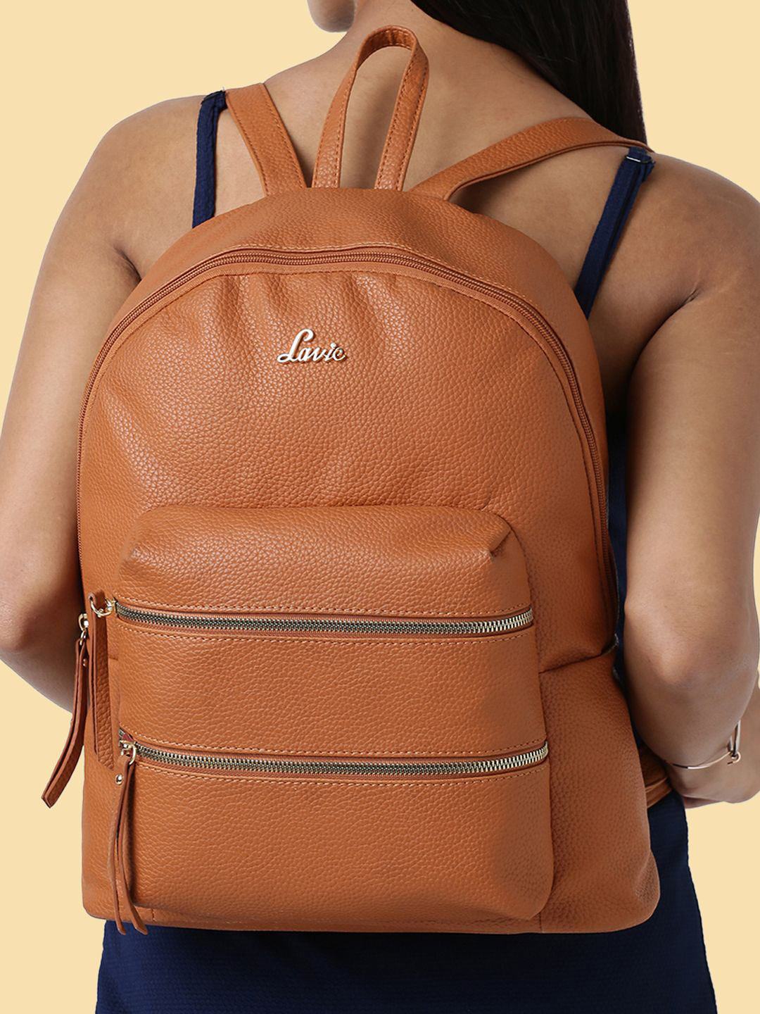 Buy Lavie Hazel Women Tan Brown Laptop Backpack Backpacks for Women