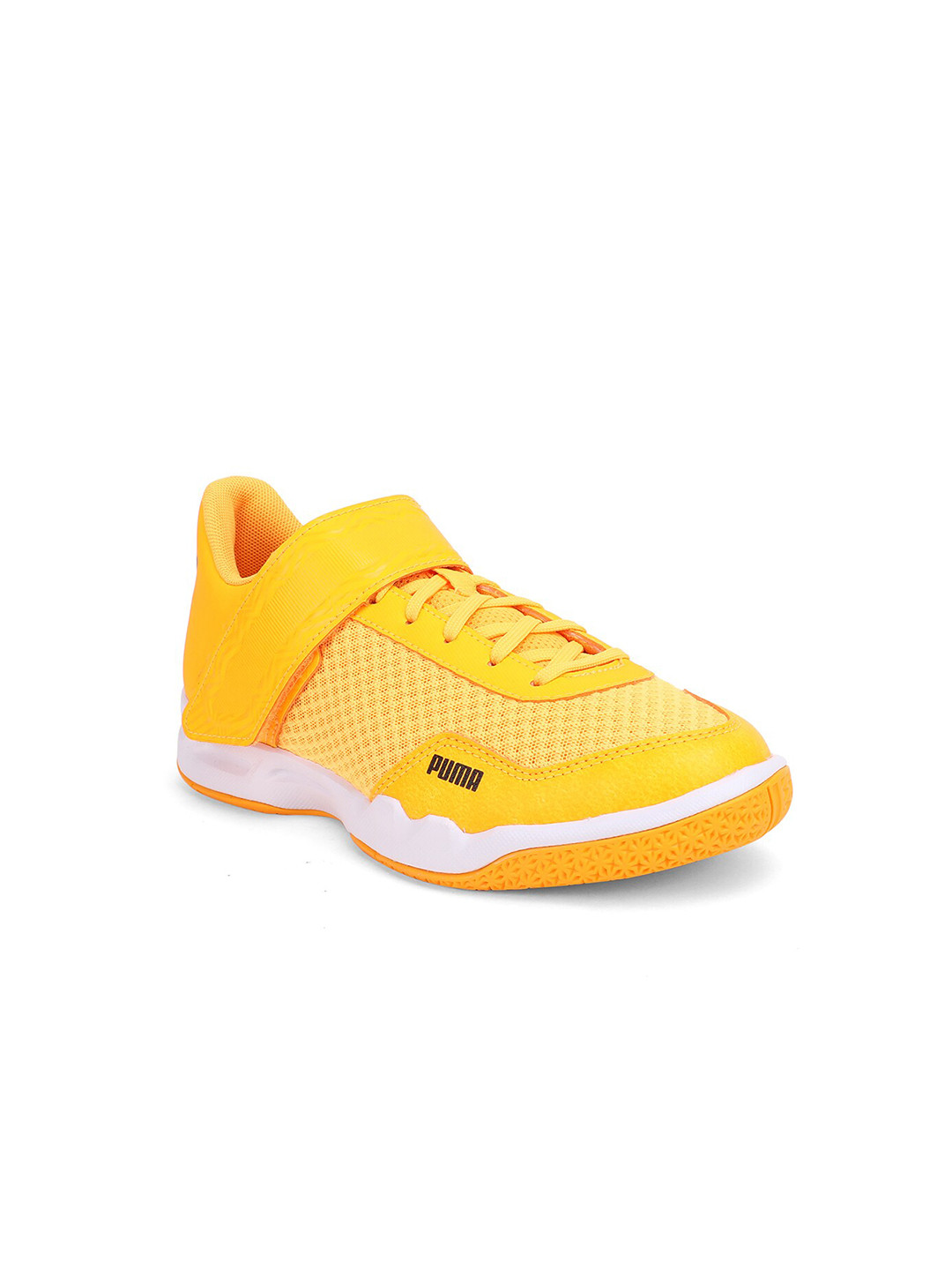 Buy Puma Kids Orange Mesh Badminton Non Marking Shoes - Sports Shoes ...