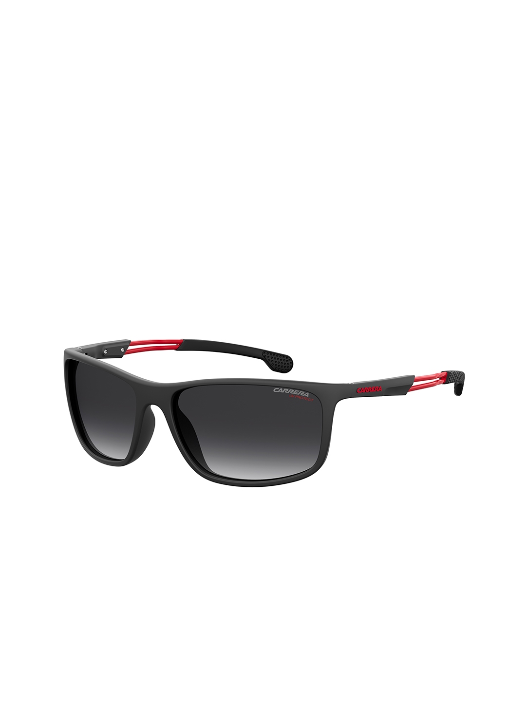 Buy Carrera Men Grey Lens & Black Rectangular Sunglasses With UV ...
