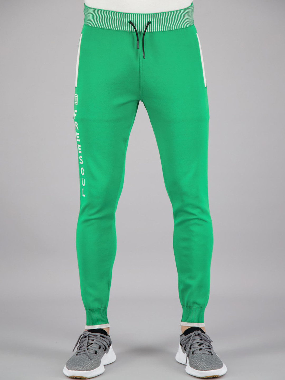 Buy FREESOUL Men Green Solid Jogger Track Pants for Men 18082400 Myntra