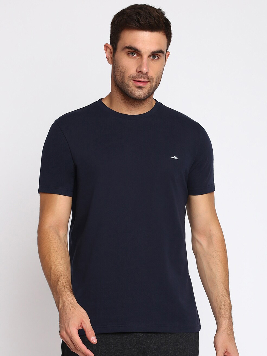 Buy SPARROWHAWK Men Navy Blue T Shirt - Tshirts for Men 18083006 | Myntra