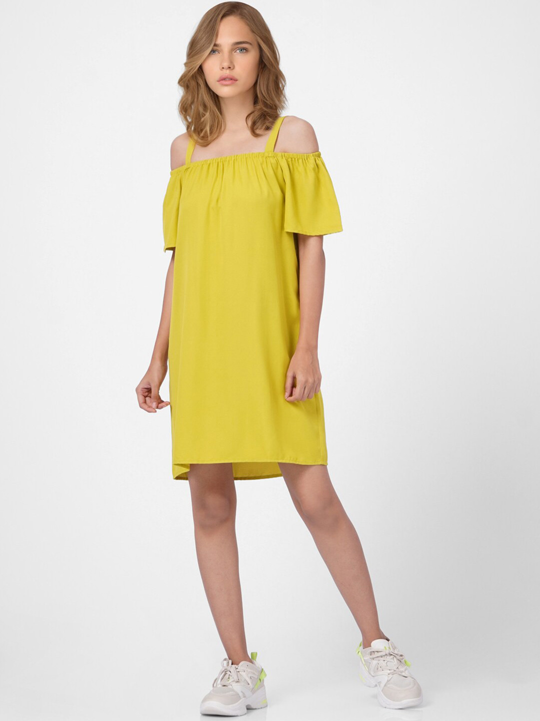 Buy ONLY Yellow A Line Dress Dresses for Women 18096614 Myntra