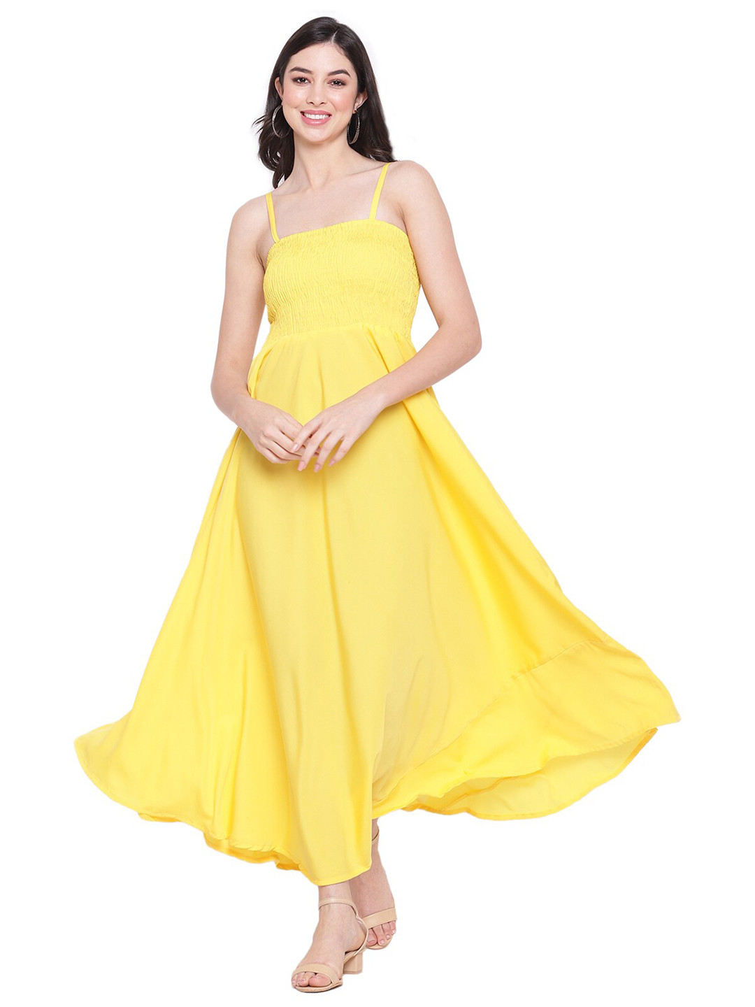 Buy Aawari Yellow Maxi Dress Dresses for Women 18099810 Myntra