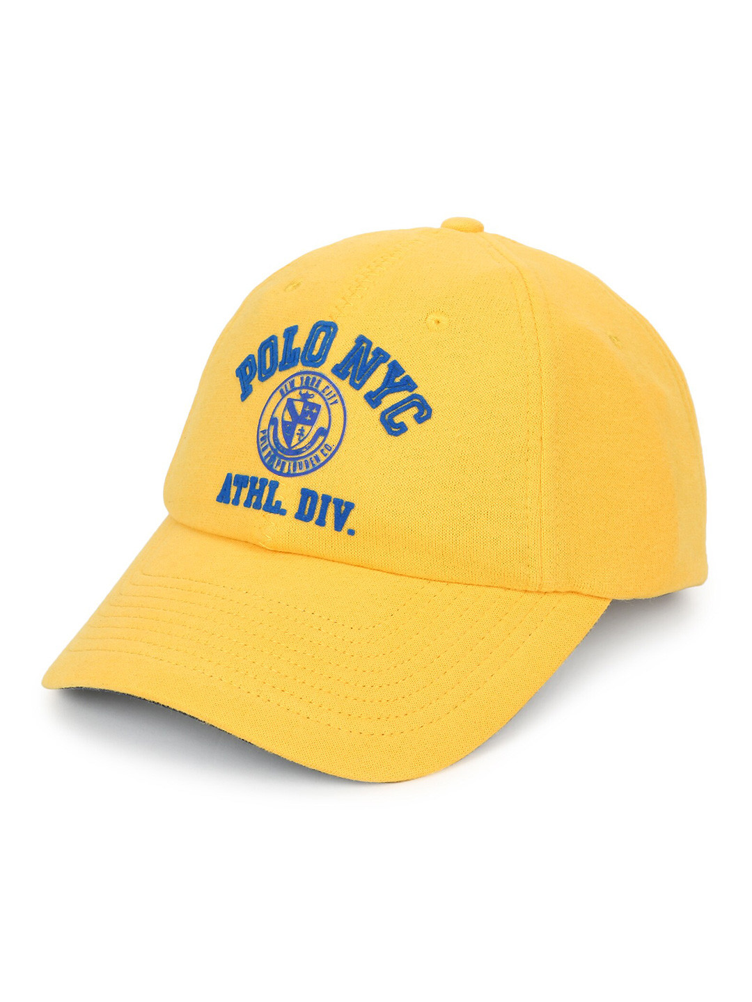 Buy Polo Ralph Lauren Men Yellow Embroidered Baseball Cap Caps for