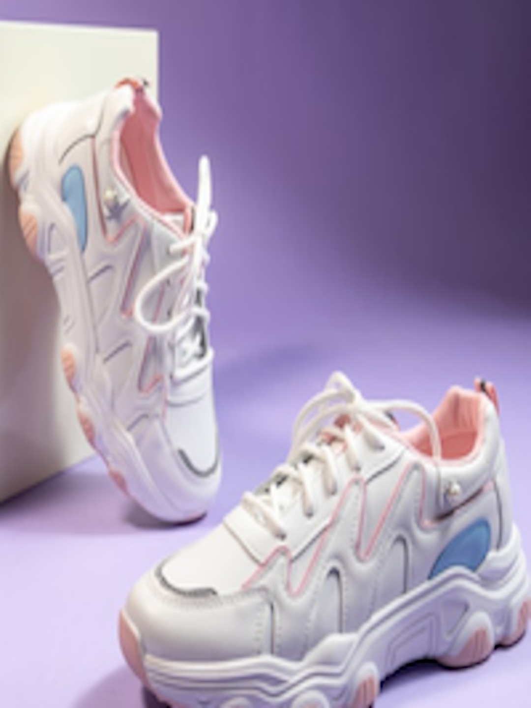 Buy THE WHITE POLE Women White Patent Leather Lightweight Sneakers ...