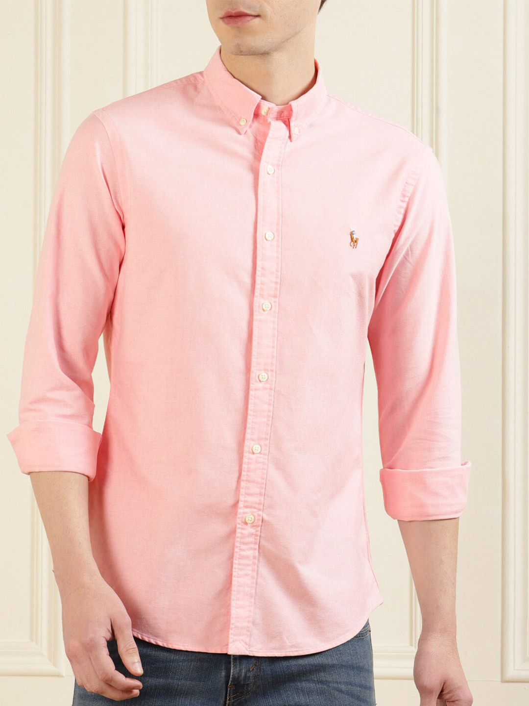 Buy Polo Ralph Lauren Men Pink Casual Shirt Shirts for Men 18120044