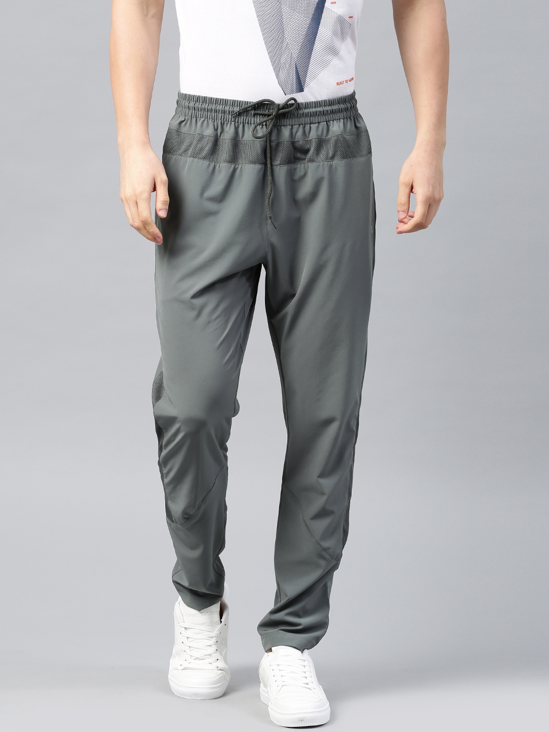 hrx grey track pants