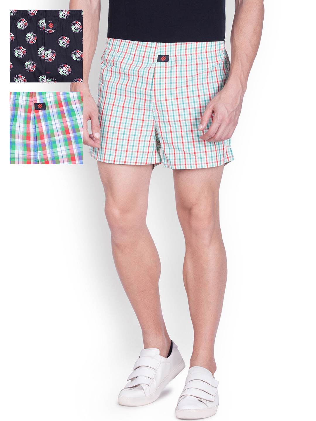 Buy ONN Pack Of 3 Pure Cotton Boxers ONN_ITALIA_NP969 Boxers for Men