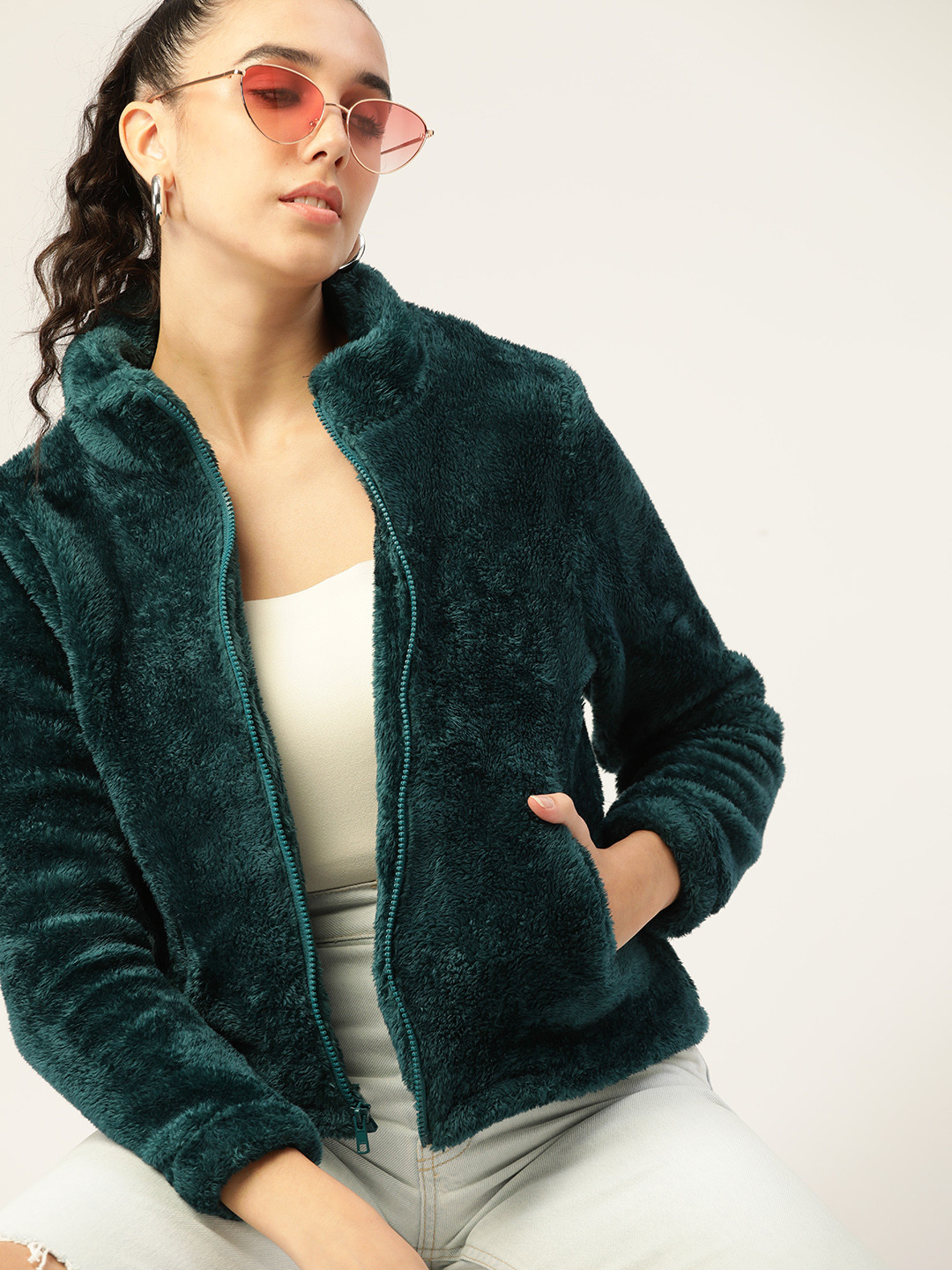 Buy Dressberry Women Green Tailored Jacket Jackets for Women 18138722