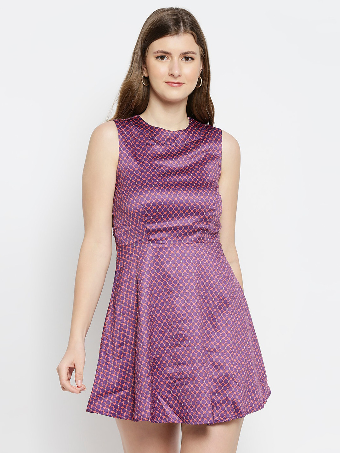 NALAYA MINI DRESS DUSTY PURPLE