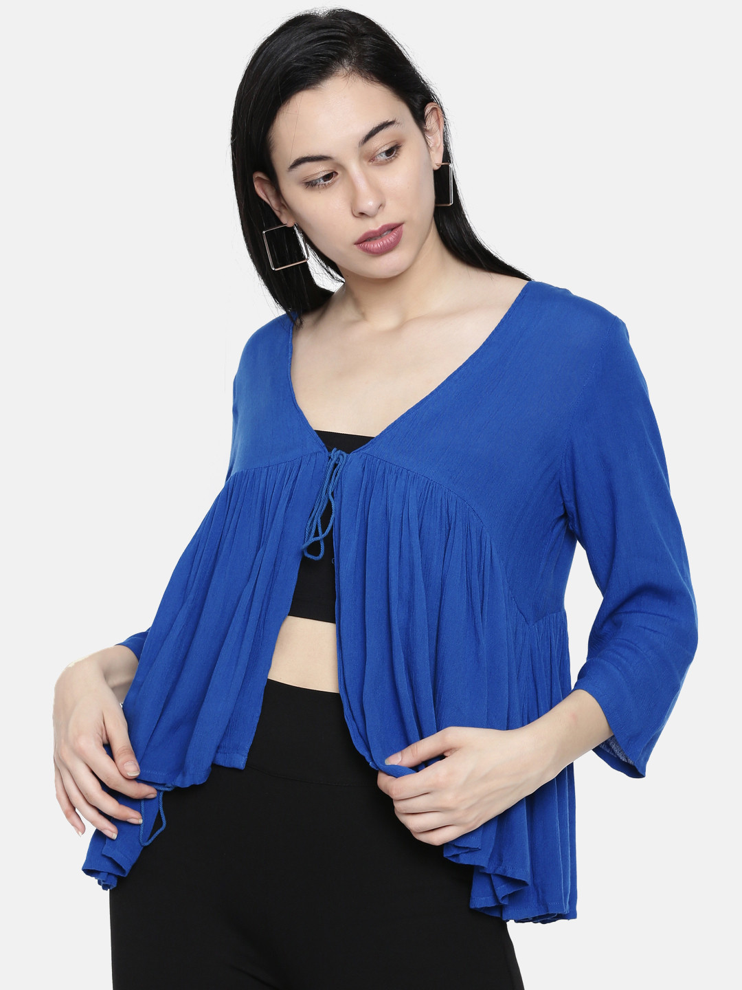 Buy Rangriti Blue Shrug Shrug for Women 1814461 Myntra