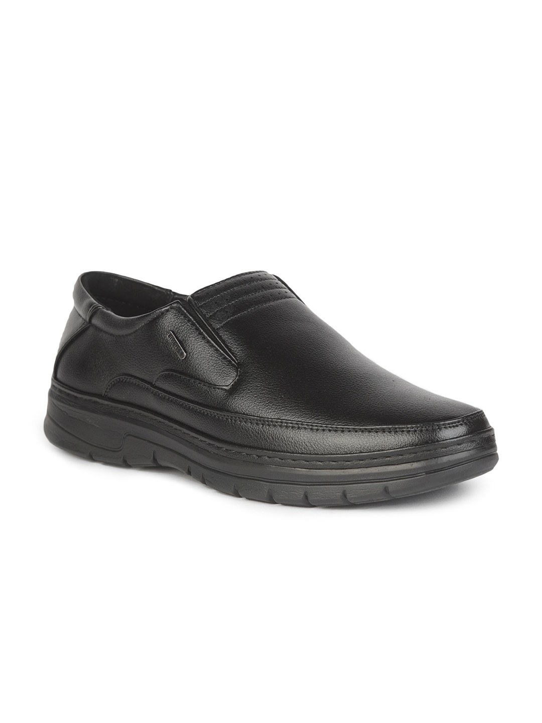 Buy Liberty Men Black Solid Slip On Formal Shoes - Formal Shoes for Men ...