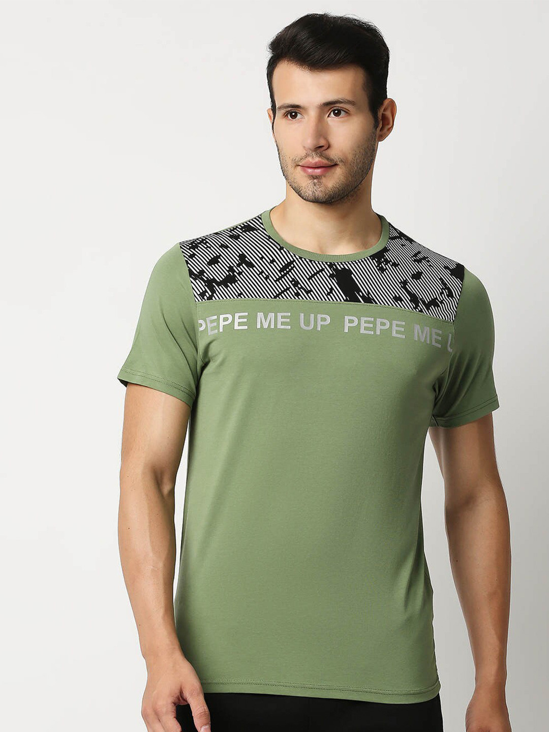 Pepe Jeans Verde Cotton Men's T-Shirt main image 1