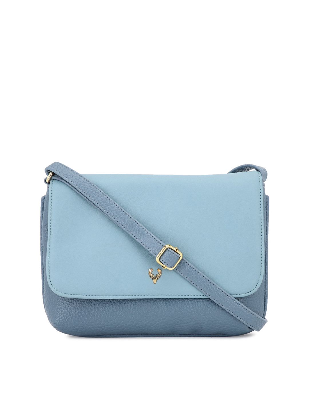 Buy Allen Solly Blue PU Structured Sling Bag - Handbags for Women ...