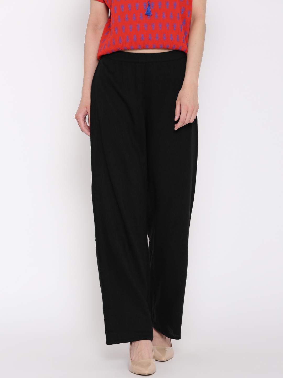 black parallel pants