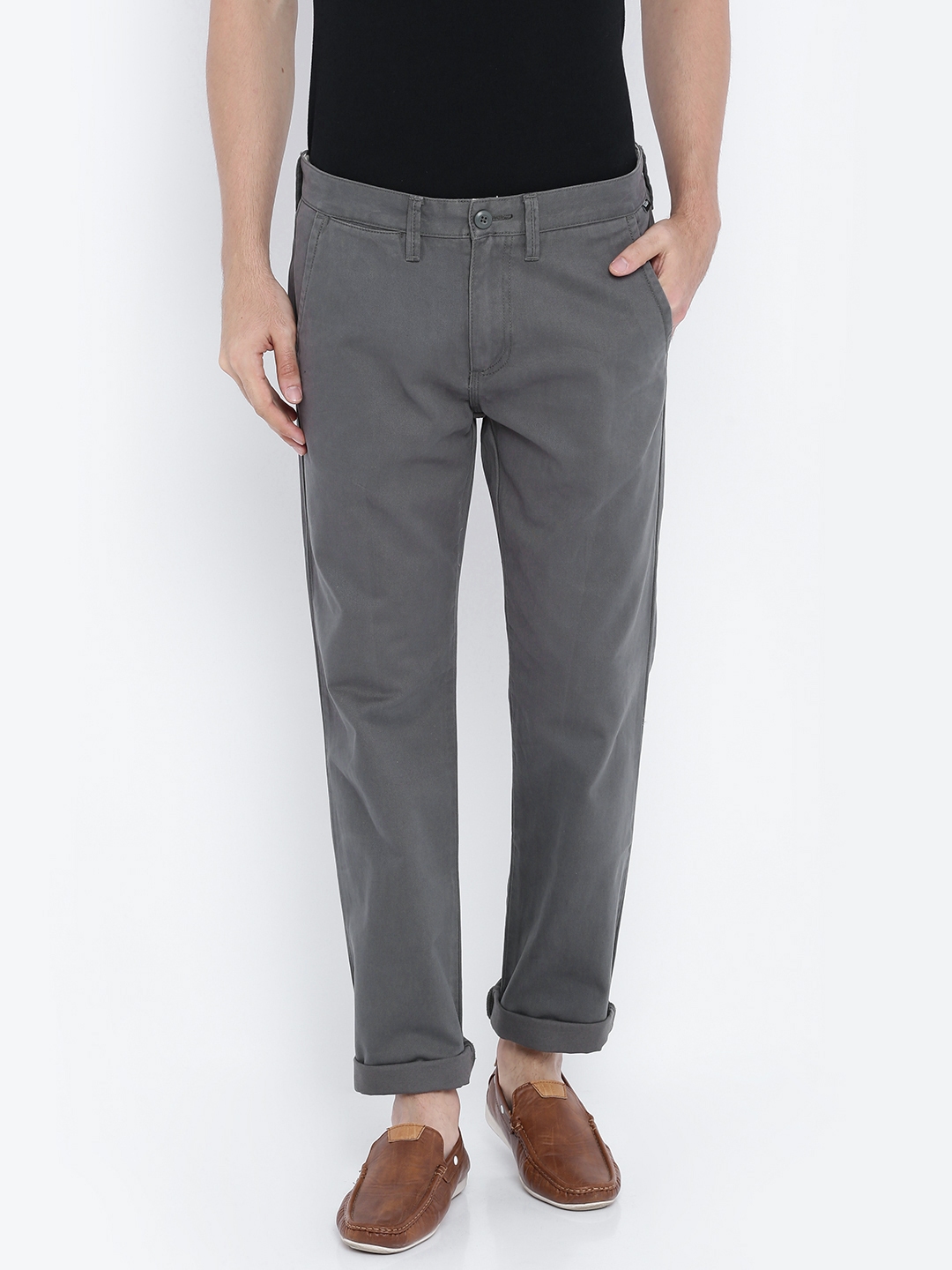 vans and trousers