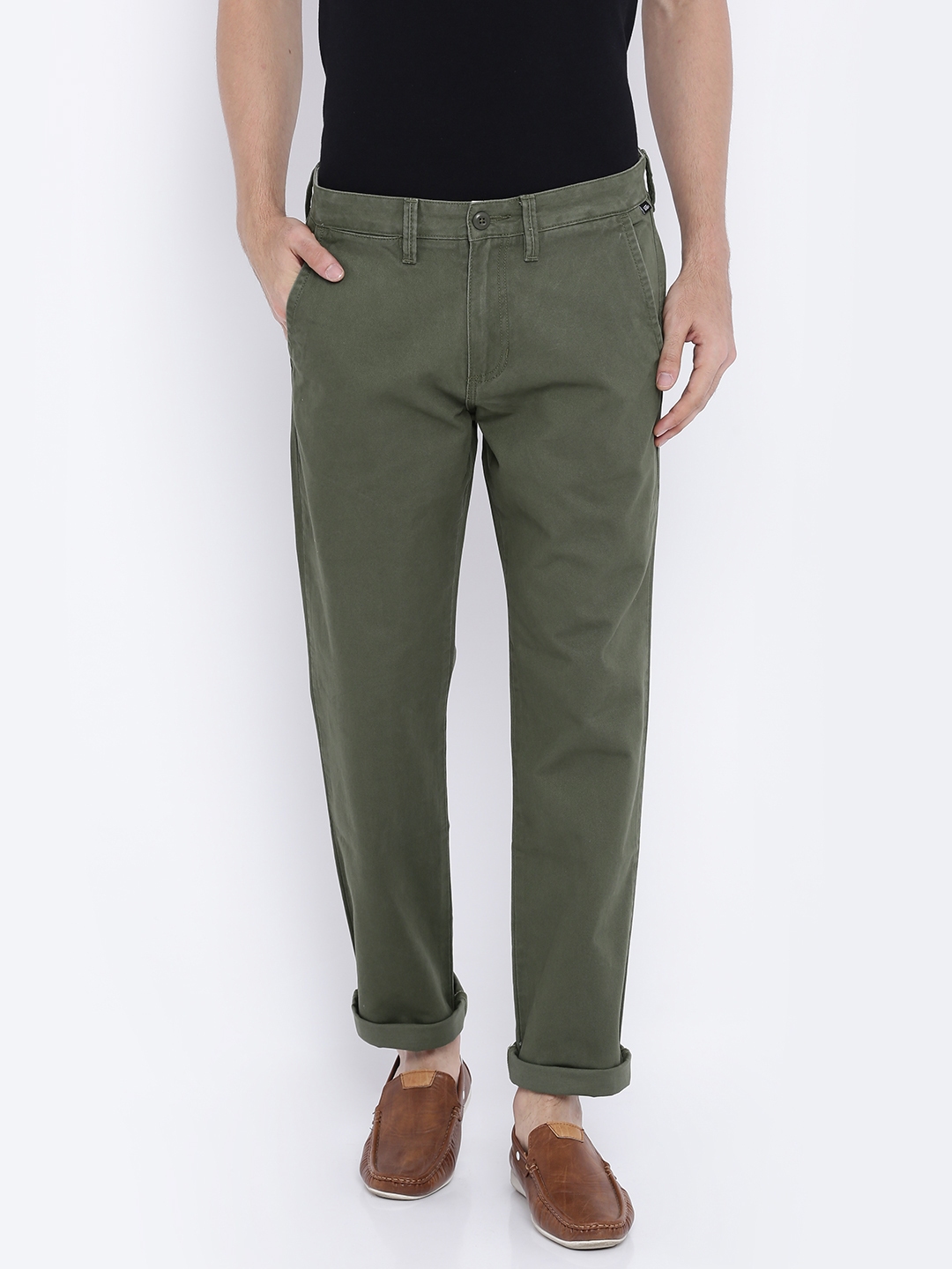 vans and trousers