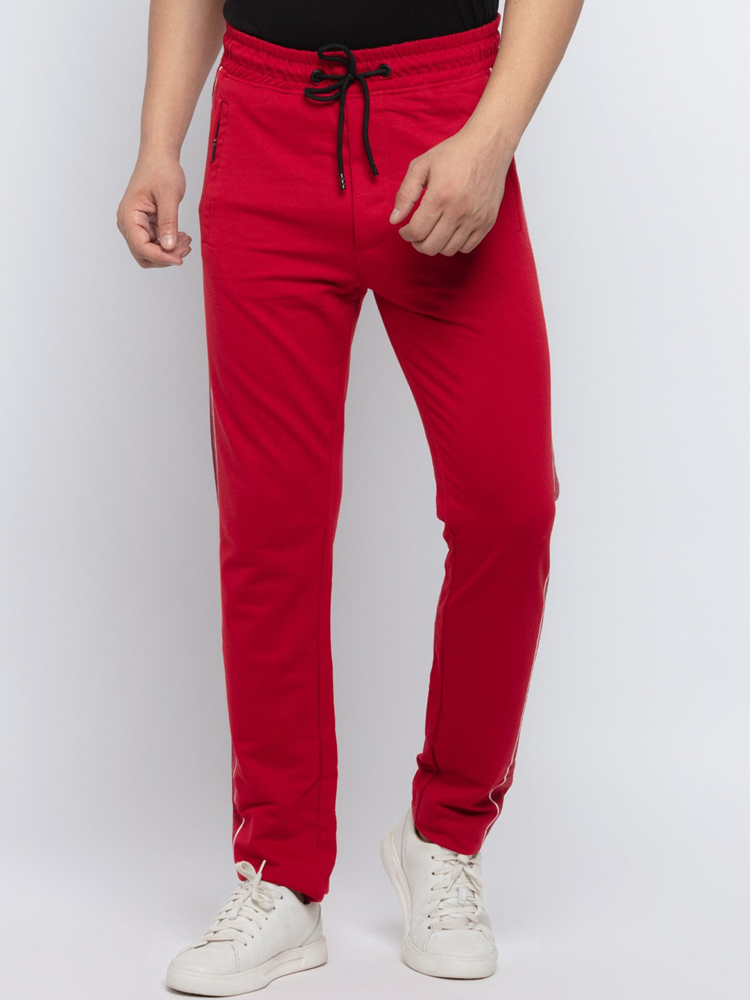 Buy Status Quo Men Solid Red Track Pants Track Pants for Men 18179128