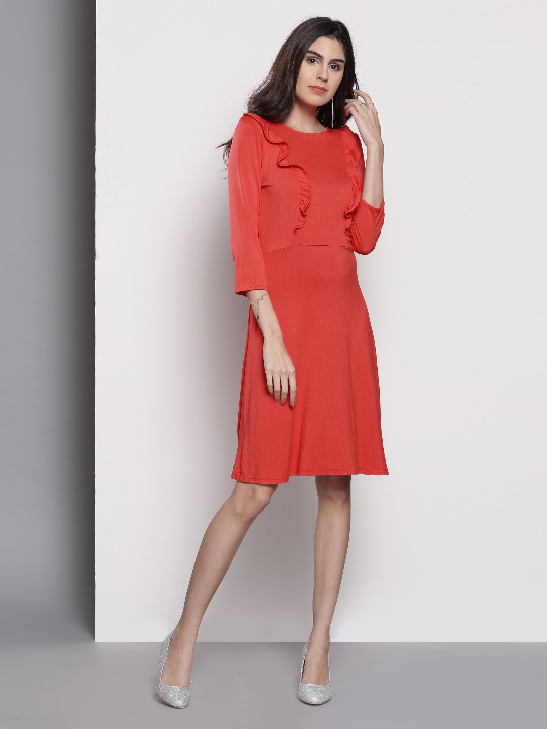 dorothy perkins coral dress