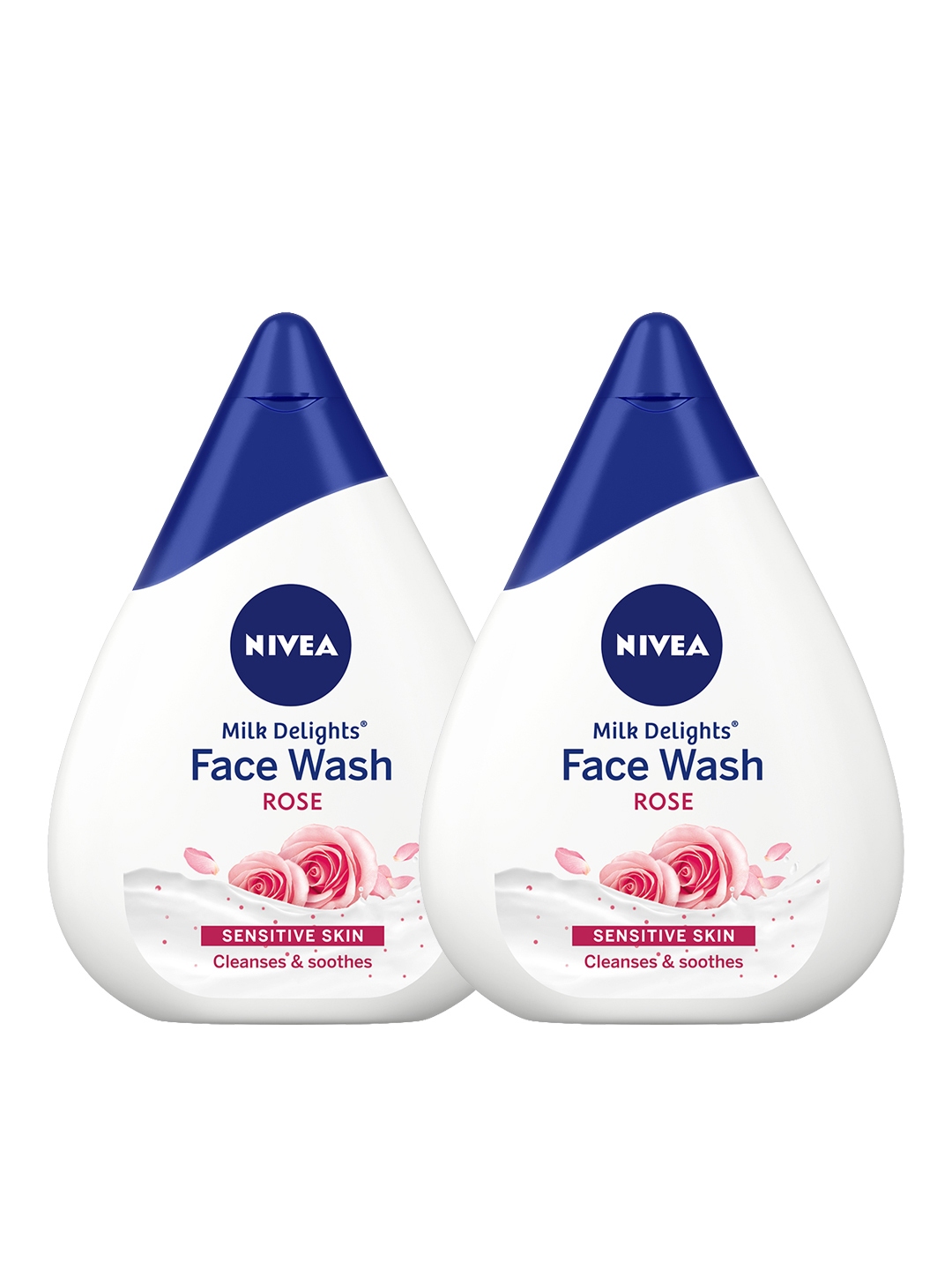 Buy Nivea Set Of 2 Milk Delights Face Wash With Caring Rosewater For