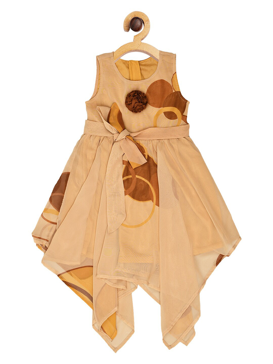 Buy Creative Kids Brown Dress Dresses for Girls 18190768 Myntra