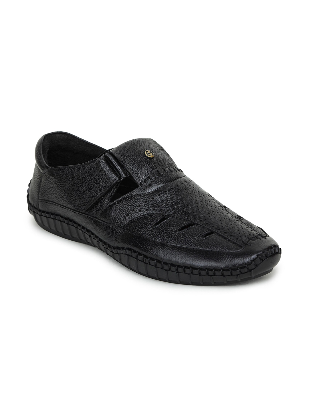 Buy Liberty Men Brown Leather Comfort Sandals - Sandals for Men ...