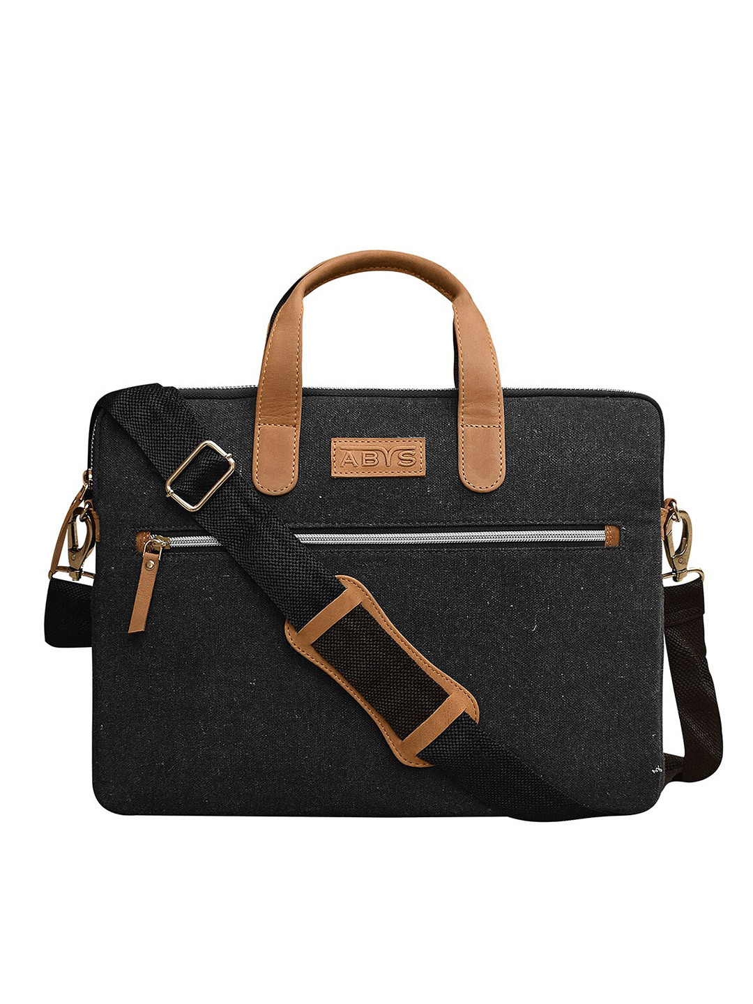 Buy ABYS Unisex Black & Brown Colourblocked Laptop Bag Laptop Bag for Unisex 18192210 Myntra