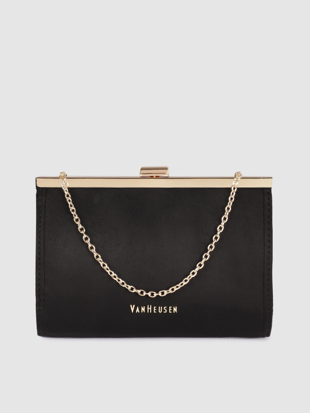 Buy Van Heusen Women Black Purse Clutch Clutches for Women 18193210