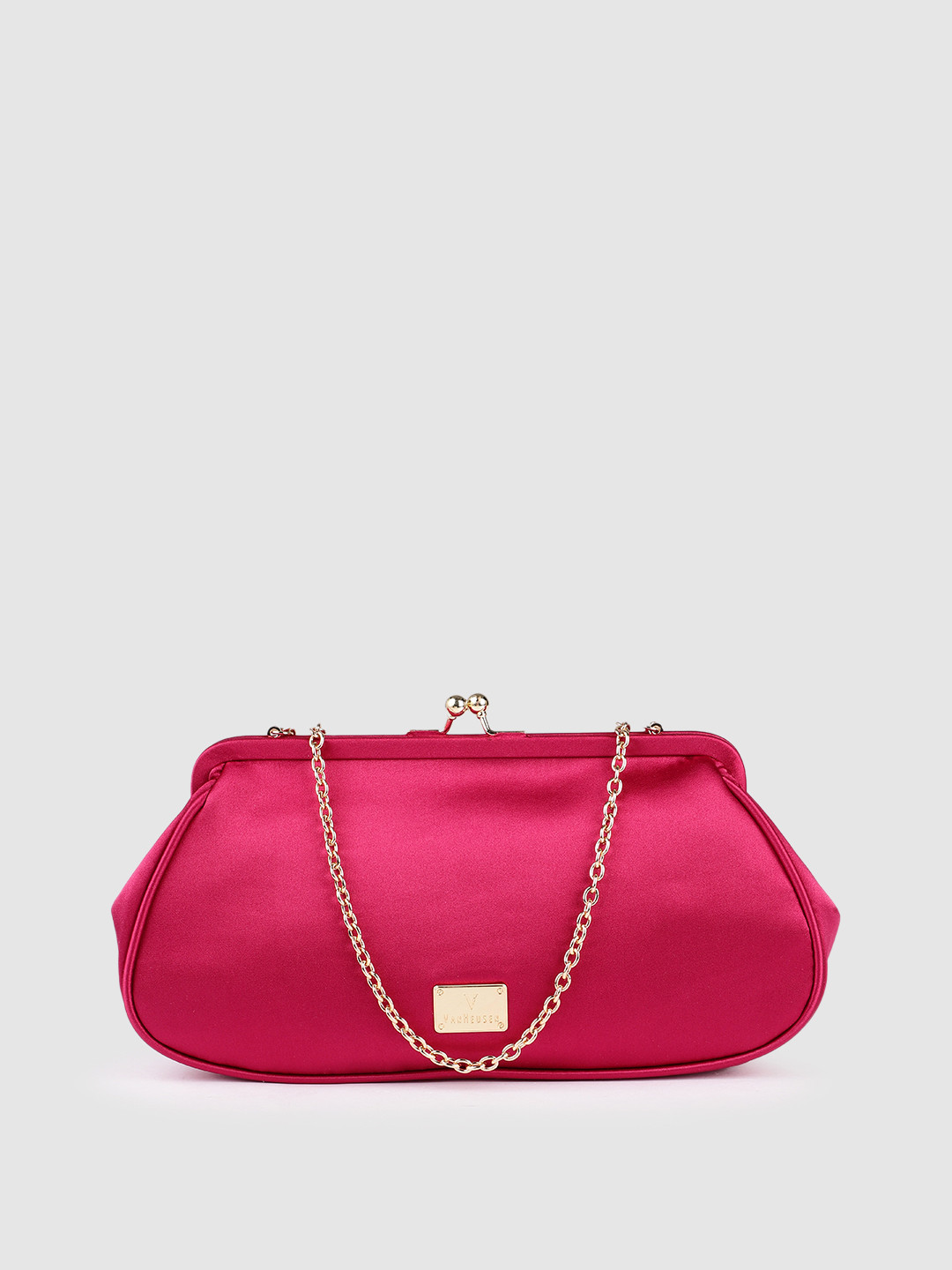 Buy Van Heusen Pink Solid Purse Clutch Clutches for Women 18193232 Myntra
