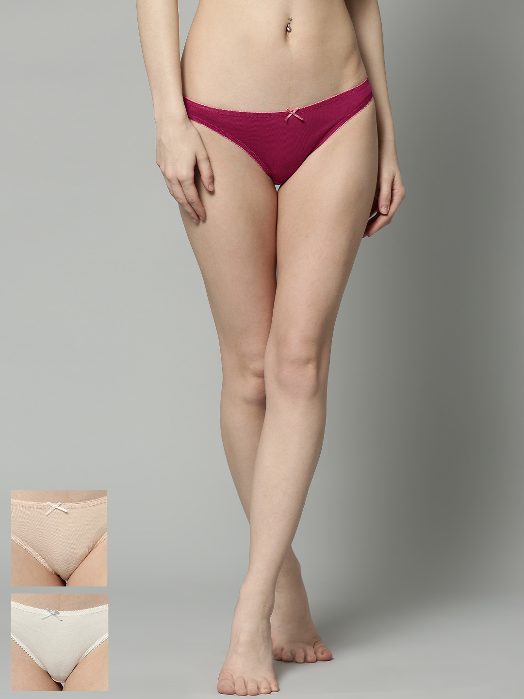 Buy Marks & Spencer Women Pack Of 3 Bikini Briefs 5001K Briefs for