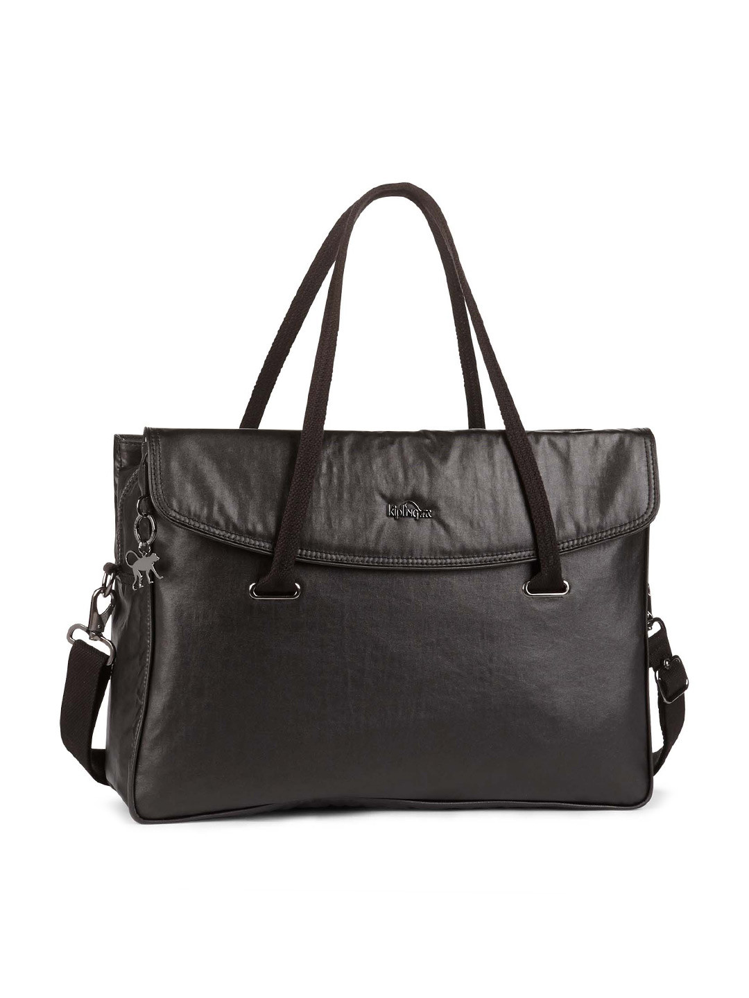 Buy Kipling Unisex Black Laptop Bag With Sling Strap Laptop Bag for