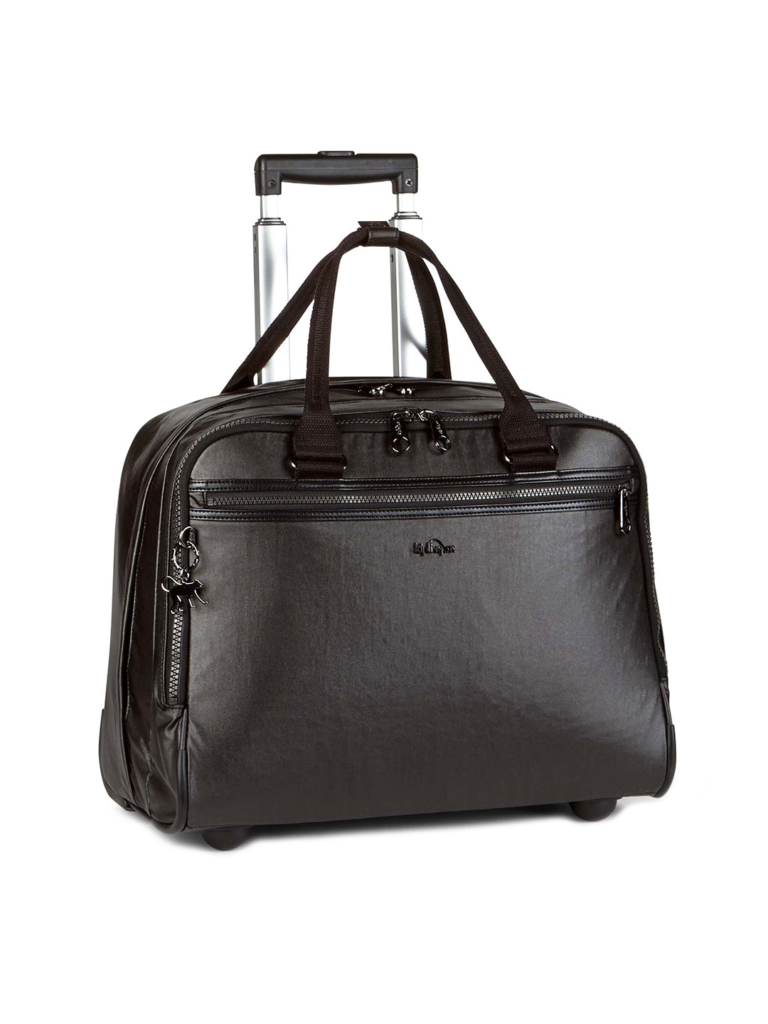 Buy Kipling Unisex Gunmetal Toned NEW CEROC Laptop Cabin Bag Trolley Bag for Unisex 1820006