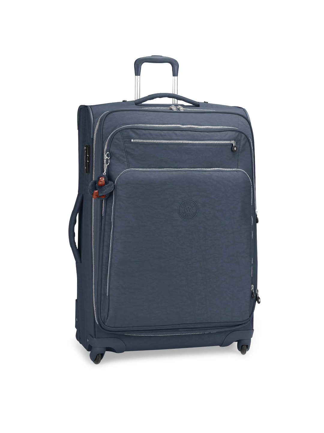 Buy Kipling Unisex Navy Washed Large Trolley Bag Trolley Bag for Unisex 1820040 Myntra