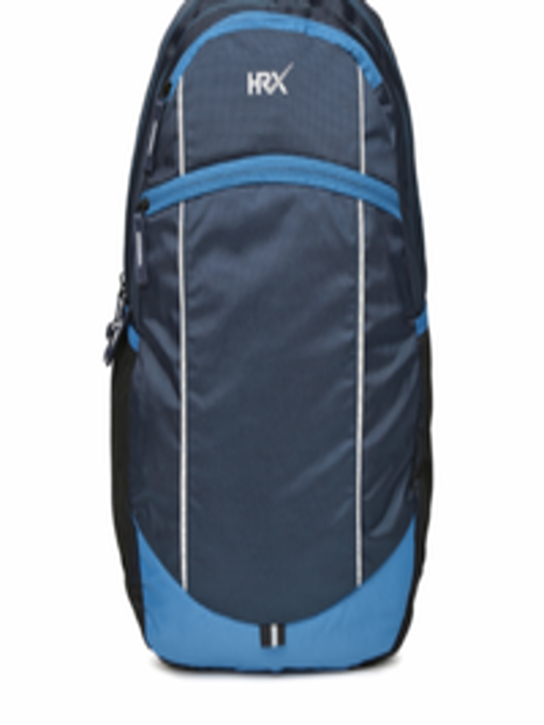 Buy HRX By Hrithik Roshan Unisex Blue Colourblocked Shell Backpack ...