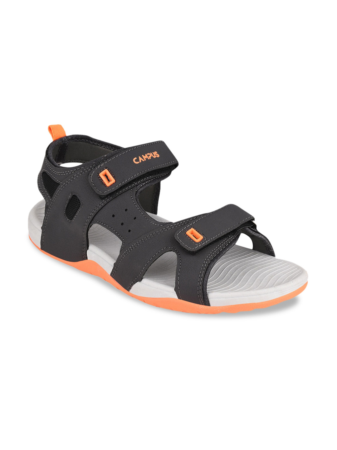 Buy Campus Men Charcoal Solid Sports Sandals Sports Sandals for Men