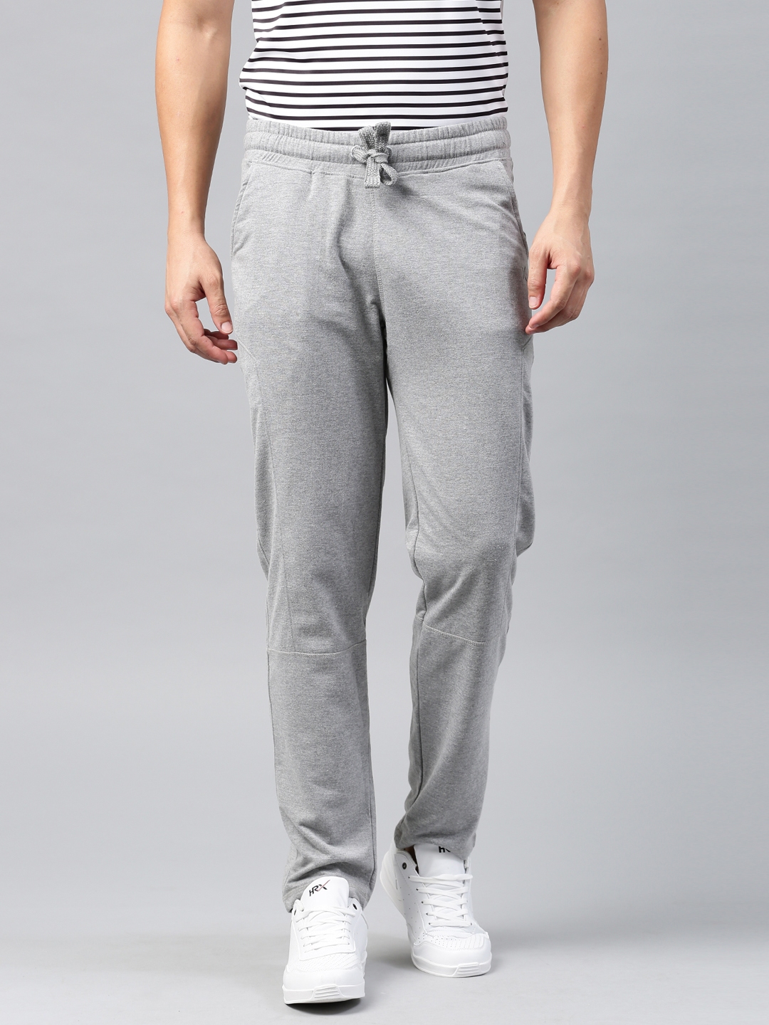hrx grey track pants