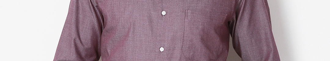 Buy Peter England Men Purple Slim Fit Solid Formal Shirt - Shirts for ...