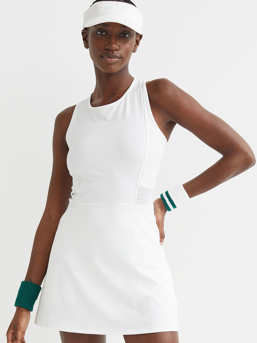 Buy H&M Women White Fast Drying Tennis Dress Dresses for Women