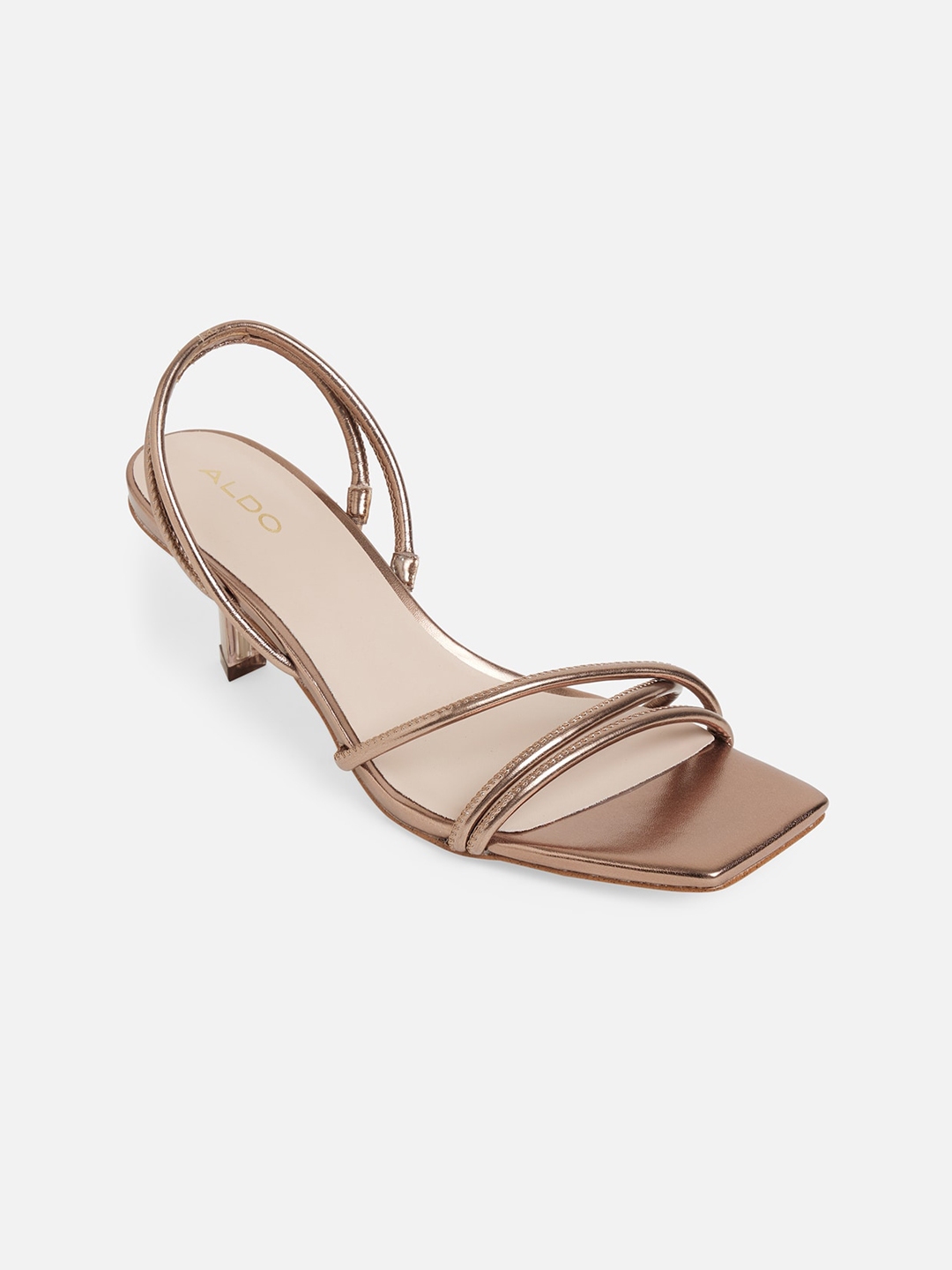 Buy ALDO Brown Kitten Sandals - Heels for Women 18209618 | Myntra