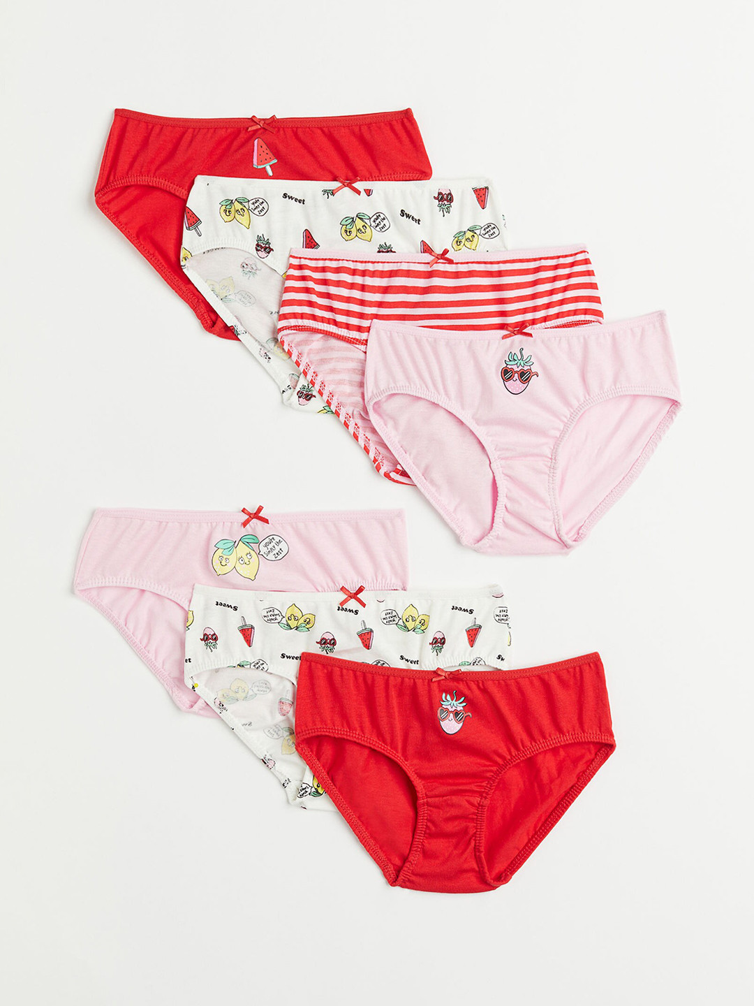 Buy H&M Girls 7 Pack Cotton Briefs Briefs for Girls 18212664 Myntra