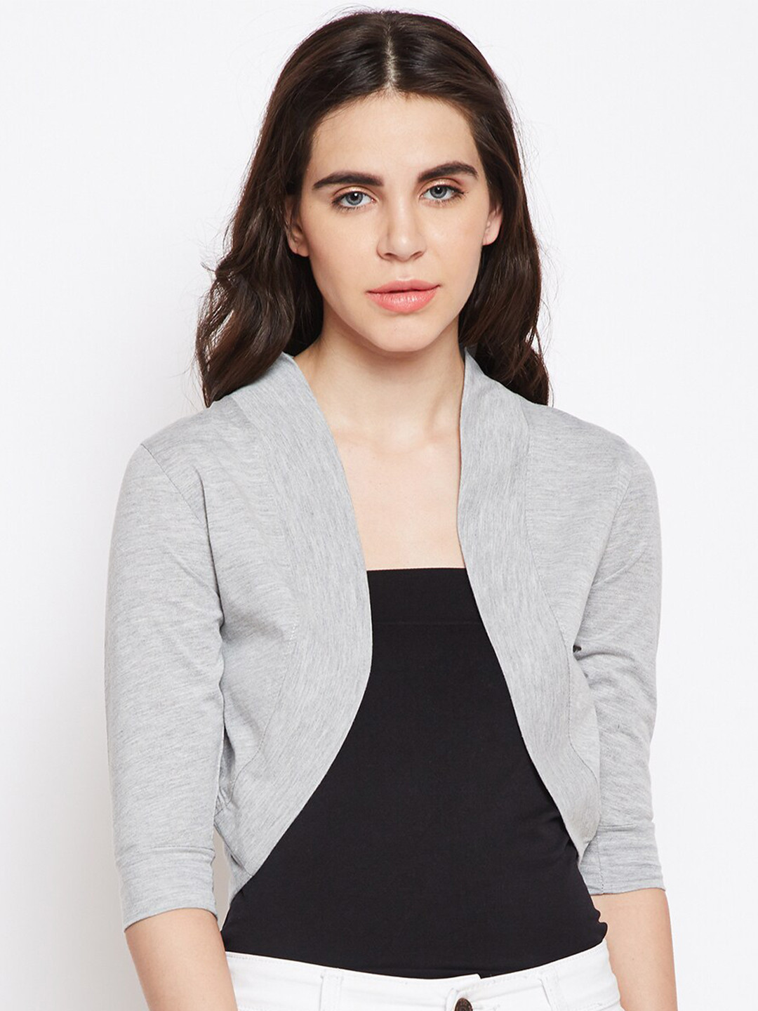 Buy Skidlers Women White Crop Shrug Shrug for Women 18219080 Myntra