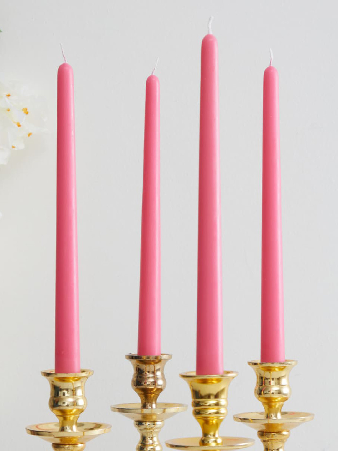 Buy Home Centre Set Of 4 Pink Candles Candles for Unisex 18223028