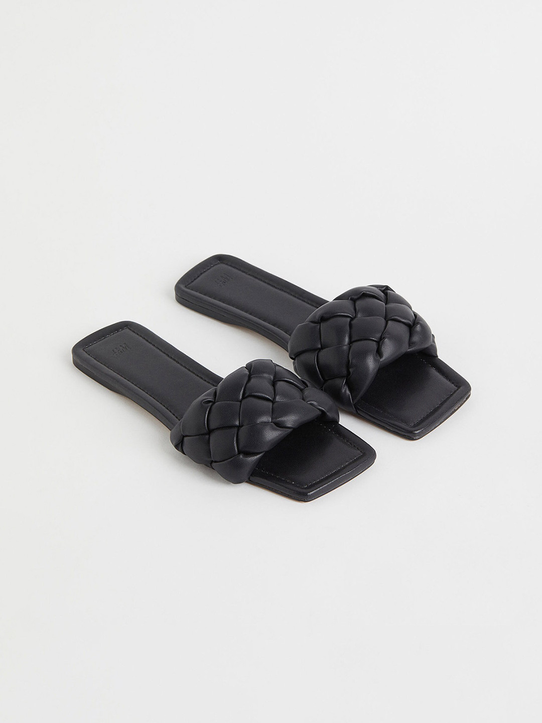 h&m braided slides