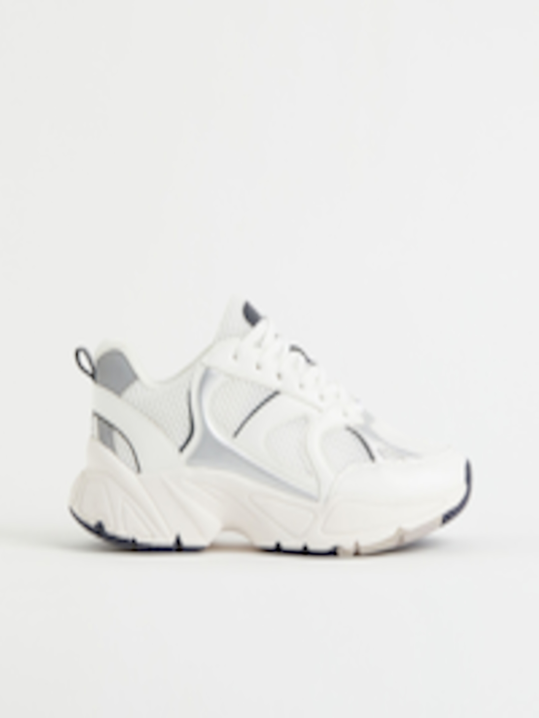 Buy H&M White Chunky Trainers - Casual Shoes for Women 18224138 | Myntra