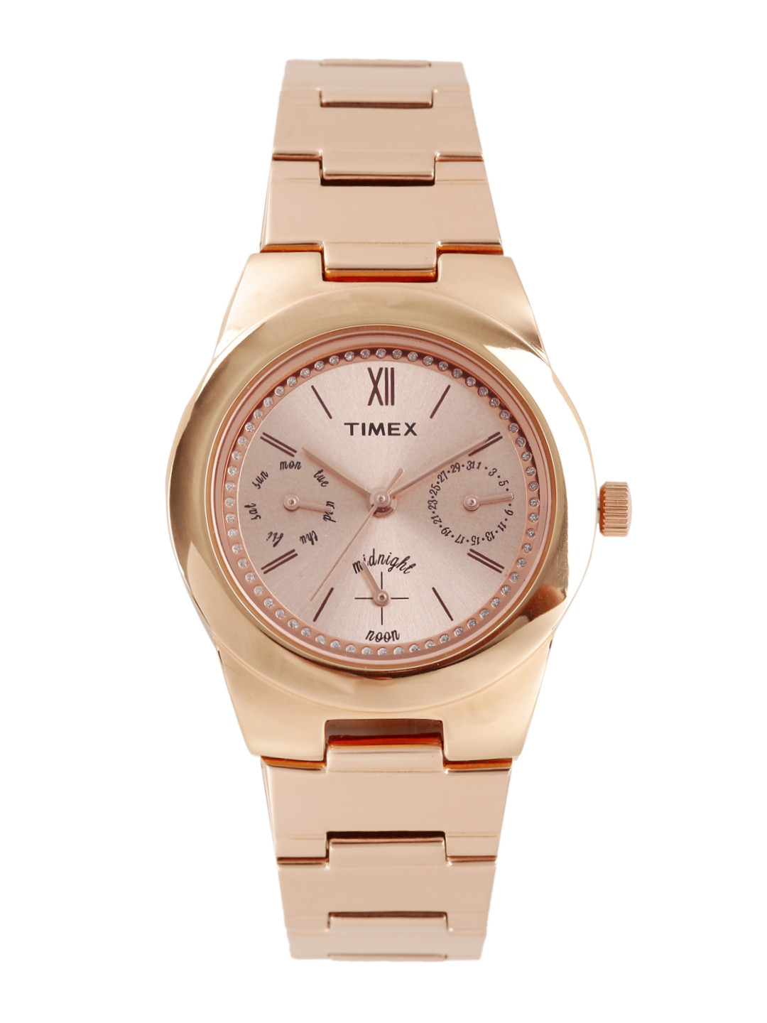 Buy Timex Women Rose Gold Toned Multifunction Watch TW000W206 Watches for Women 1822615 Myntra