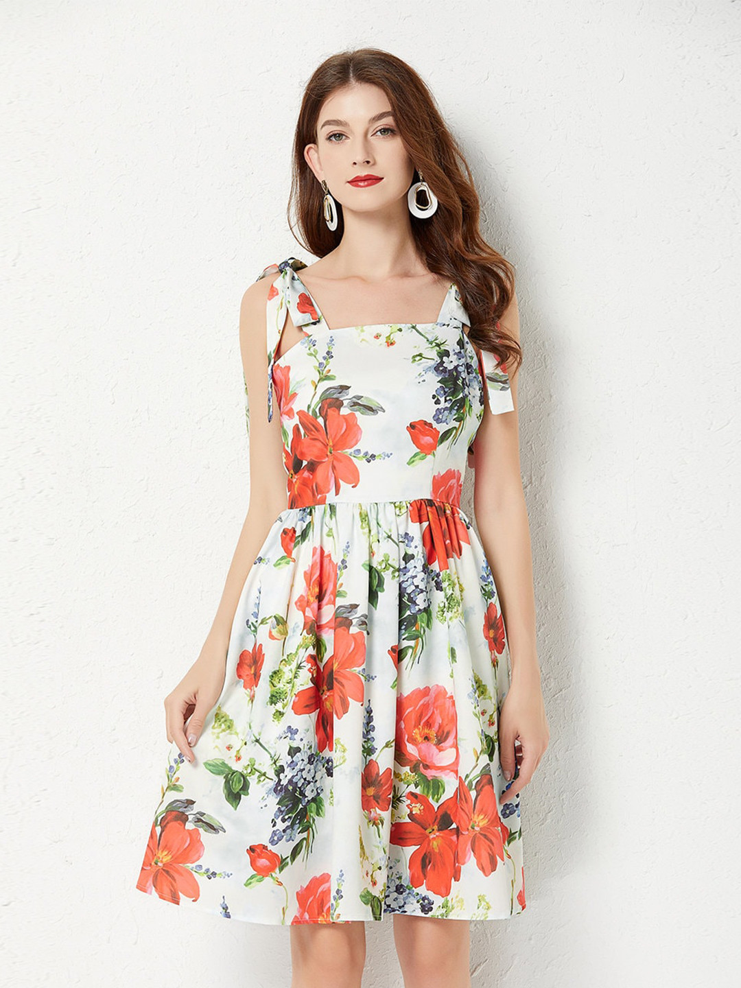 Buy JC Collection Women Multicoloured Floral Printed Dress Dresses