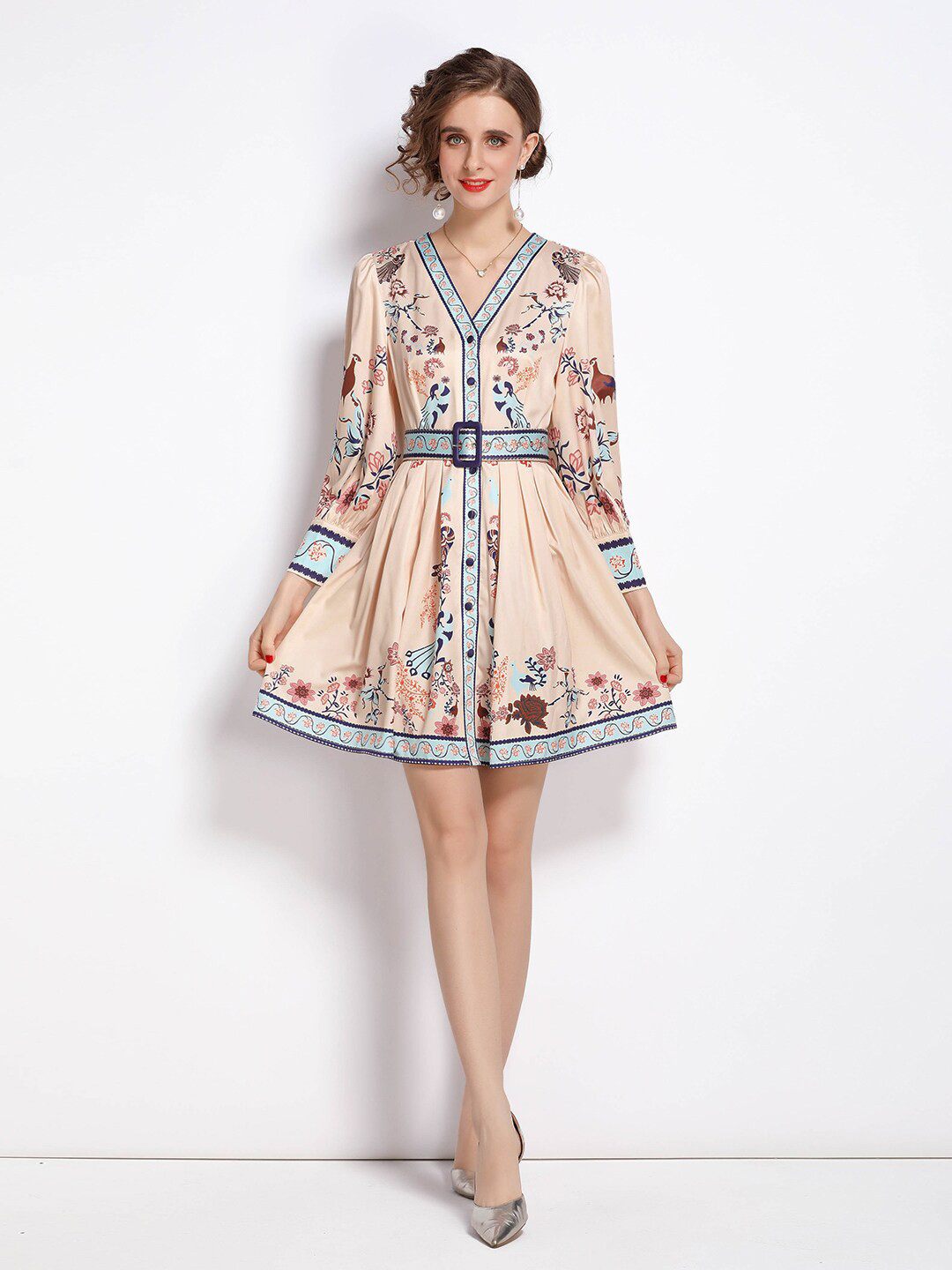 Buy JC Collection Women Beige Floral Dress Dresses for Women 18228714