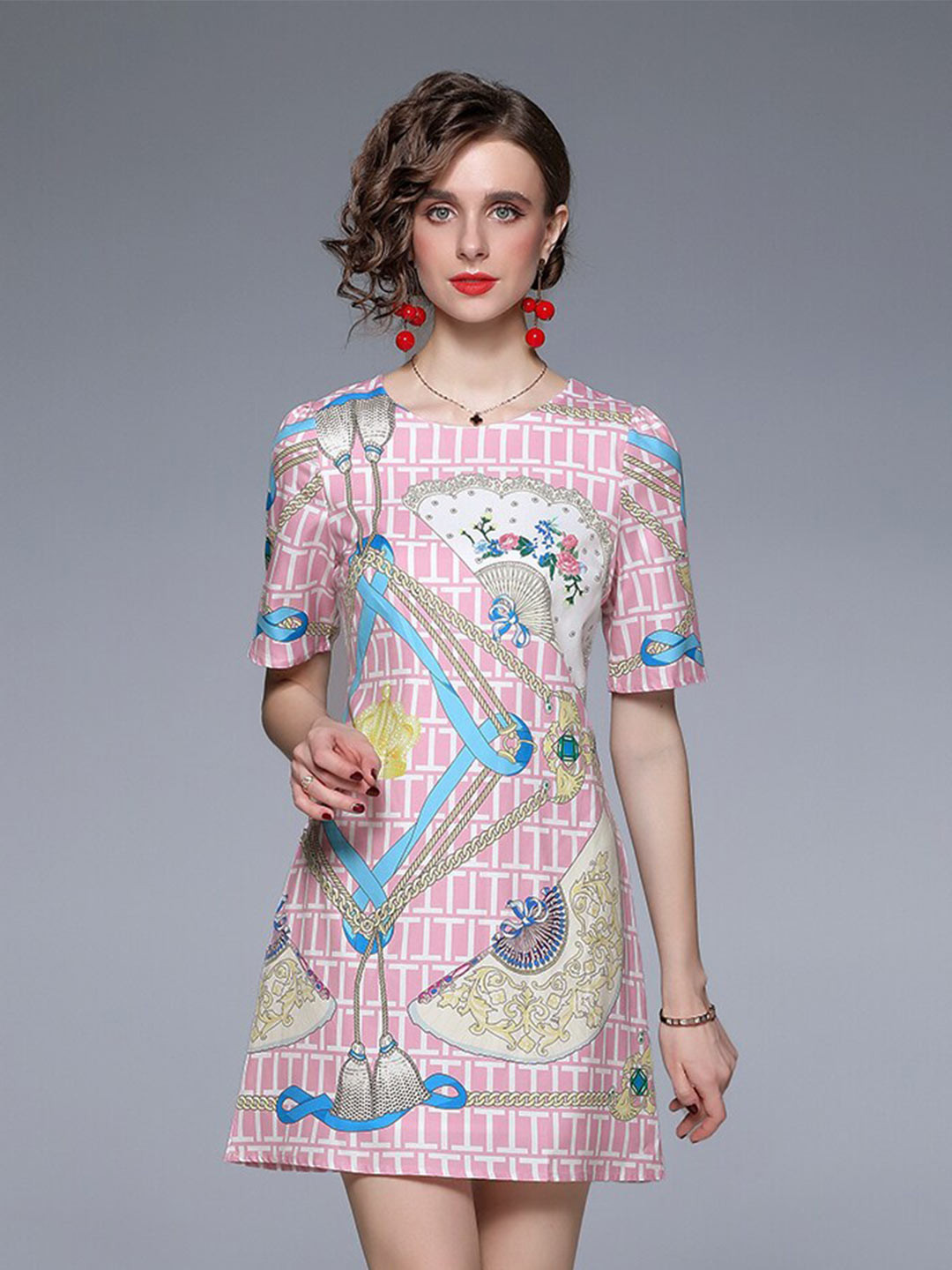 Buy JC Collection Pink A Line Mini Dress Dresses for Women 18229026